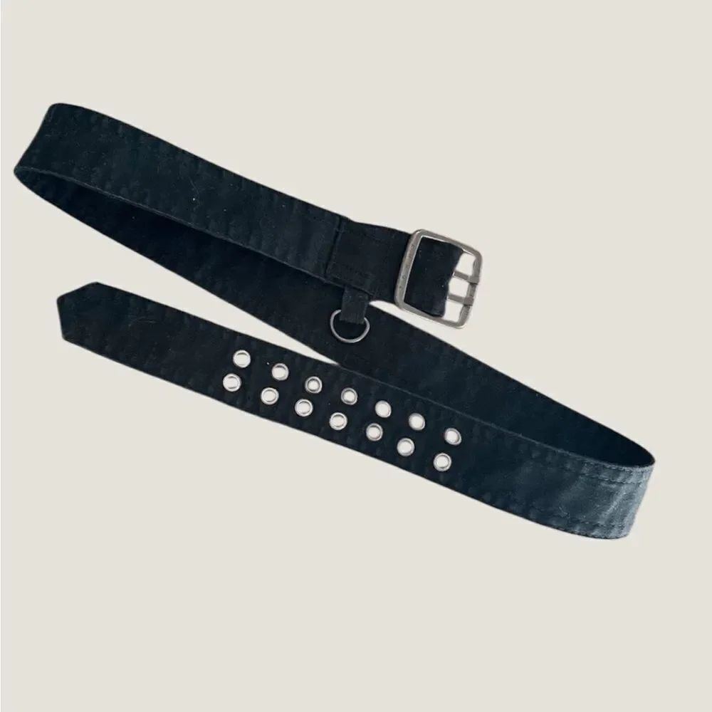 ✨3/$10✨ Vintage Tommy Hilfiger Black Fabric Belt